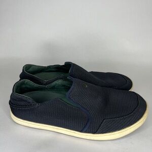 Olukai Nohea Mesh Slip On Shoes Men Size 9 Loafers Causal Comfort Sneakers Blue